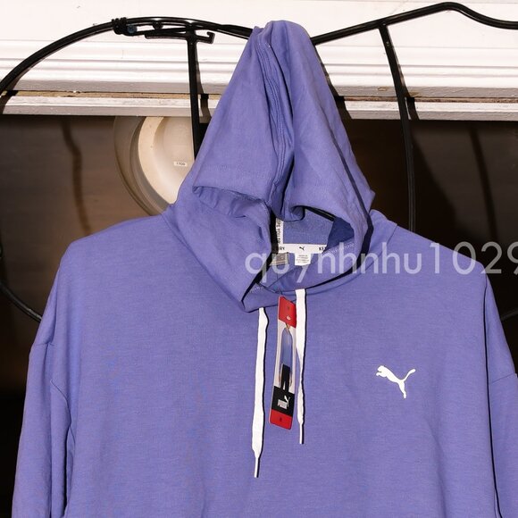 NWT PUMA Women's Lightweight Modern Sport Hoodie Pullover in Blue - Picture 5 of 7